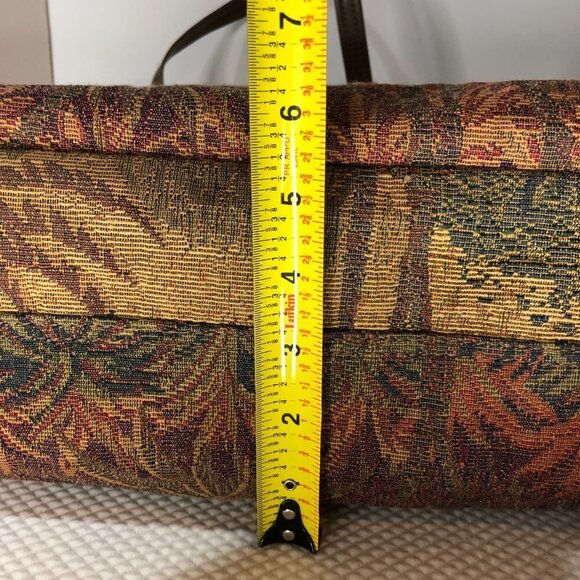 NWOT Ricardo Beverly Hills Palm Trees Large Tapestry Travel Tote Carry On Bag - Picture 12 of 13